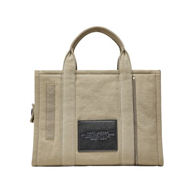 THE MEDIUM CARGO TOTE BAG IN CANVAS WITH FAUX FUR